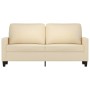 Sofá de 2 plazas de tela color crema 140 cm de , Sofás - Ref: Foro24-359165, Precio: 204,87 €, Descuento: %