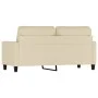 Zweisitziges cremefarbenes Stoffsofa, 140 cm. von , Sofas - Ref: Foro24-359165, Preis: 201,74 €, Rabatt: %