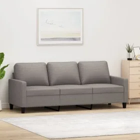 Sofá de 3 plazas de tela gris taupe 180 cm by , Sofas - Ref: Foro24-359178, Price: 310,20 €, Discount: %