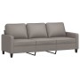 Sofá de 3 plazas de tela gris taupe 180 cm by , Sofas - Ref: Foro24-359178, Price: 316,22 €, Discount: %