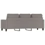Sofá de 3 plazas de tela gris taupe 180 cm by , Sofas - Ref: Foro24-359178, Price: 310,20 €, Discount: %