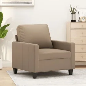 Sillón cuero sintético color capuchino 60 cm by , Sofas - Ref: Foro24-359131, Price: 151,04 €, Discount: %