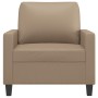 Sillón cuero sintético color capuchino 60 cm de , Sofás - Ref: Foro24-359131, Precio: 154,29 €, Descuento: %