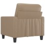 Sillón cuero sintético color capuchino 60 cm de , Sofás - Ref: Foro24-359131, Precio: 154,29 €, Descuento: %