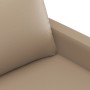 Sillón cuero sintético color capuchino 60 cm de , Sofás - Ref: Foro24-359131, Precio: 154,29 €, Descuento: %