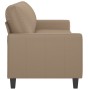Sofá de 3 plazas de cuero sintético color capuchino 180 cm by , Sofas - Ref: Foro24-359146, Price: 258,21 €, Discount: %