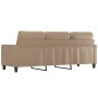 Sofá de 3 plazas de cuero sintético color capuchino 180 cm by , Sofas - Ref: Foro24-359146, Price: 258,21 €, Discount: %