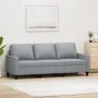 Sofá de 3 plazas de tela gris claro 180 cm by , Sofas - Ref: Foro24-359171, Price: 260,51 €, Discount: %