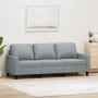 Sofá de 3 plazas de tela gris claro 180 cm de , Sofás - Ref: Foro24-359171, Precio: 264,69 €, Descuento: %