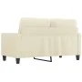 Zweisitzer-Sofa aus cremefarbenem Kunstleder, 120 cm. von , Sofas - Ref: Foro24-359133, Preis: 239,88 €, Rabatt: %