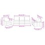 Juego de sofás con cojines 3 piezas cuero sintético negro by , Sofas - Ref: Foro24-3201398, Price: 589,80 €, Discount: %