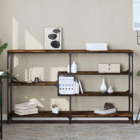 Konsole aus geräucherter Eichen-Ingenieurholz 160x32x95 cm von , Seitentische - Ref: Foro24-833957, Preis: 86,21 €, Rabatt: %