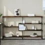 Konsole aus geräucherter Eichen-Ingenieurholz 160x32x95 cm von , Seitentische - Ref: Foro24-833957, Preis: 85,11 €, Rabatt: %