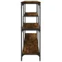 Mesa consola madera de ingeniería roble ahumado 160x32x95 cm by , Side tables - Ref: Foro24-833957, Price: 85,15 €, Discount: %