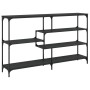 Mesa consola madera de ingeniería negra 160x32x95 cm by , Side tables - Ref: Foro24-833955, Price: 92,65 €, Discount: %