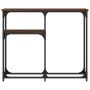 Mesa consola madera de ingeniería marrón roble 90x22,5x75 cm by , Side tables - Ref: Foro24-834094, Price: 42,58 €, Discount: %