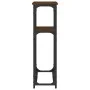 Mesa consola madera de ingeniería marrón roble 90x22,5x75 cm de , Mesas auxiliares - Ref: Foro24-834094, Precio: 42,31 €, Des...
