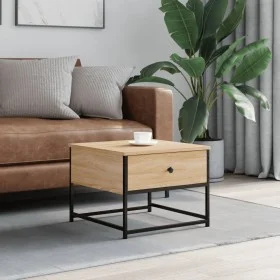 Mesa de centro madera de ingeniería roble Sonoma 51x51x40 cm by , Coffee table - Ref: Foro24-833976, Price: 38,21 €, Discount: %