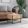 Mitteltisch aus Sonoma-Eichenfurnierholz 51x51x40 cm von , Couchtisch - Ref: Foro24-833976, Preis: 38,68 €, Rabatt: %