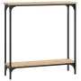 Mesa consola madera de ingeniería roble Sonoma 75x22,5x75 cm by , Side tables - Ref: Foro24-834021, Price: 41,87 €, Discount: %