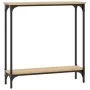 Mesa consola madera de ingeniería roble Sonoma 75x22,5x75 cm by , Side tables - Ref: Foro24-834021, Price: 41,87 €, Discount: %