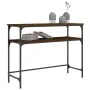 Ingenieurholz-Konsolentisch in Eichenbraun 100x35,5x75 cm von , Seitentische - Ref: Foro24-834049, Preis: 48,69 €, Rabatt: %