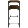 Ingenieurholz-Konsolentisch in Eichenbraun 100x35,5x75 cm von , Seitentische - Ref: Foro24-834049, Preis: 48,69 €, Rabatt: %