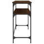 Mesa consola madera de ingeniería marrón roble 100x35,5x75 cm by , Side tables - Ref: Foro24-834049, Price: 49,32 €, Discount: %