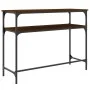 Ingenieurholz-Konsolentisch in Eichenbraun 100x35,5x75 cm von , Seitentische - Ref: Foro24-834049, Preis: 48,69 €, Rabatt: %