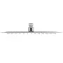 Cabezal de ducha cuadrado efecto lluvia acero inoxidable 25x25 de vidaXL, Cabezales de ducha - Ref: Foro24-142160, Precio: 22...