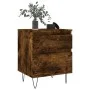 Nightstands 2 pcs engineered wood smoked oak 40x35x50 cm by , Nightstands - Ref: Foro24-830679, Price: 69,01 €, Discount: %