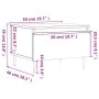 White engineered wood coffee table 50x46x35 cm by , Coffee table - Ref: Foro24-830844, Price: 43,69 €, Discount: %