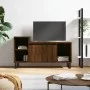 Mueble para TV madera contrachapada marrón roble 100x35x55 cm de , Muebles TV - Ref: Foro24-831331, Precio: 63,96 €, Descuent...