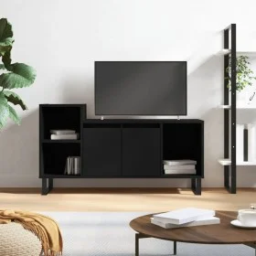 Schwarzer TV-Schrank aus Sperrholz, 100 x 35 x 55 cm von , TV-Möbel - Ref: Foro24-831325, Preis: 66,82 €, Rabatt: %
