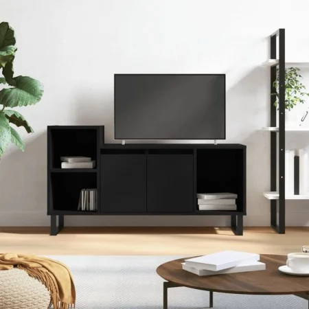 Schwarzer TV-Schrank aus Sperrholz, 100 x 35 x 55 cm von , TV-Möbel - Ref: Foro24-831325, Preis: 66,82 €, Rabatt: %