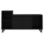 Schwarzer TV-Schrank aus Sperrholz, 100 x 35 x 55 cm von , TV-Möbel - Ref: Foro24-831325, Preis: 66,82 €, Rabatt: %
