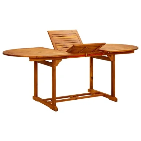 Gartentisch aus massivem Akazienholz, 200 x 100 x 75 cm von vidaXL, Gartentische - Ref: Foro24-41818, Preis: 288,37 €, Rabatt: %