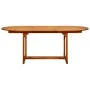 Gartentisch aus massivem Akazienholz, 200 x 100 x 75 cm von vidaXL, Gartentische - Ref: Foro24-41818, Preis: 288,37 €, Rabatt: %