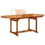Mesa de jardín madera maciza de acacia 200x100x75 cm de vidaXL, Mesas de jardín - Ref: Foro24-41818, Precio: 247,92 €, Descue...