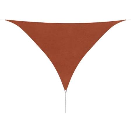 Terracotta Oxford fabric triangular sail awning 5x5x5 m by vidaXL, Umbrellas - Ref: Foro24-42311, Price: 47,18 €, Discount: %
