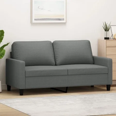 2-Sitzer-Sofa aus dunkelgrauem Stoff, 140 cm von , Sofas - Ref: Foro24-359164, Preis: 215,51 €, Rabatt: %