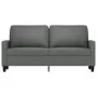 2-Sitzer-Sofa aus dunkelgrauem Stoff, 140 cm von , Sofas - Ref: Foro24-359164, Preis: 215,51 €, Rabatt: %
