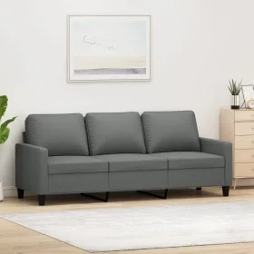 3-seater sofa in dark gray fabric 180 cm by , Sofas - Ref: Foro24-359172, Price: 301,40 €, Discount: %