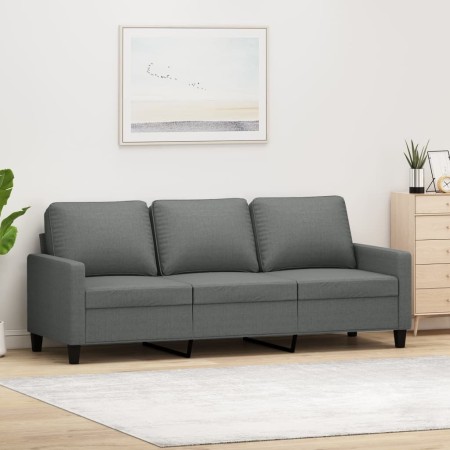 3-seater sofa in dark gray fabric 180 cm by , Sofas - Ref: Foro24-359172, Price: 307,18 €, Discount: %