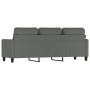3-seater sofa in dark gray fabric 180 cm by , Sofas - Ref: Foro24-359172, Price: 307,18 €, Discount: %