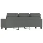 3-Sitzer-Sofa aus dunkelgrauem Stoff, 180 cm von , Sofas - Ref: Foro24-359172, Preis: 301,40 €, Rabatt: %