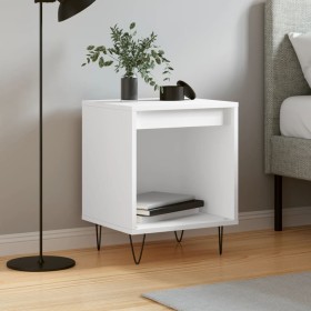 Weißer Nachttisch aus Sperrholz, 40 x 35 x 50 cm von , Nachttische - Ref: Foro24-830716, Preis: 34,27 €, Rabatt: %