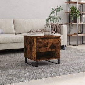 Smoked oak engineered wood coffee table 50x46x50 cm by , Coffee table - Ref: Foro24-830934, Price: 40,64 €, Discount: %
