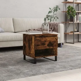 Smoked oak engineered wood coffee table 50x46x50 cm by , Coffee table - Ref: Foro24-830934, Price: 40,29 €, Discount: %