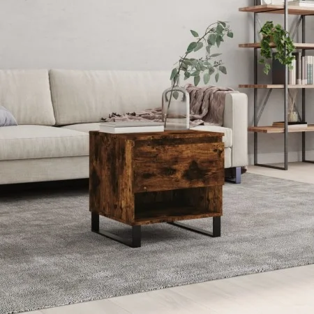 Couchtisch aus geräuchertem Eichenholzwerkstoff, 50 x 46 x 50 cm von , Couchtisch - Ref: Foro24-830934, Preis: 40,64 €, Rabat...